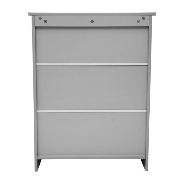 Gray |#| Modern Bathroom Storage Cabinet with 2 Magnetic Close Doors and Shelves - Gray