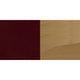 Burgundy Vinyl Seat/Natural Wood Frame |#| Vertical Slat Back Natural Wood Restaurant Barstool - Burgundy Vinyl Seat