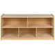 24"H x 48"L |#| Wooden 5 Section School Classroom Storage Cabinet for Commercial or Home Use