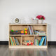 24"H x 36"L |#| Wooden 5 Section School Classroom Storage Cabinet for Commercial or Home Use