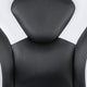 White |#| High Back White/Black Racing Style Ergonomic Gaming Chair with Flip-Up Arms