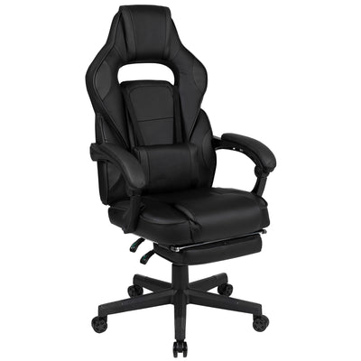 X40 Gaming Chair Racing Ergonomic Computer Chair with Fully Reclining Back/Arms, Slide-Out Footrest, Massaging Lumbar - View 1
