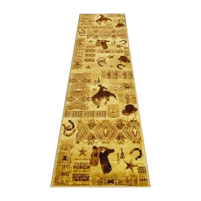 Western style area rug