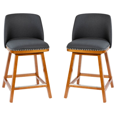 upholstered restaurant counter stools with accent nail trim