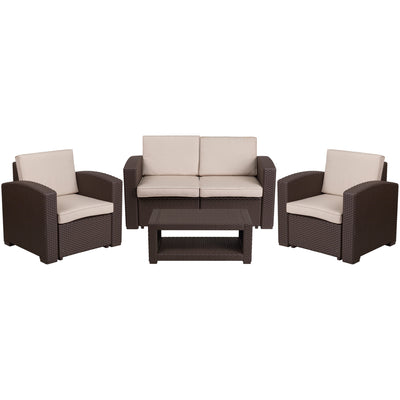 rattan patio furniture set
