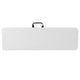 10.25inchW x 71inchL Bi-Fold Granite White Plastic Bench with Carrying Handle