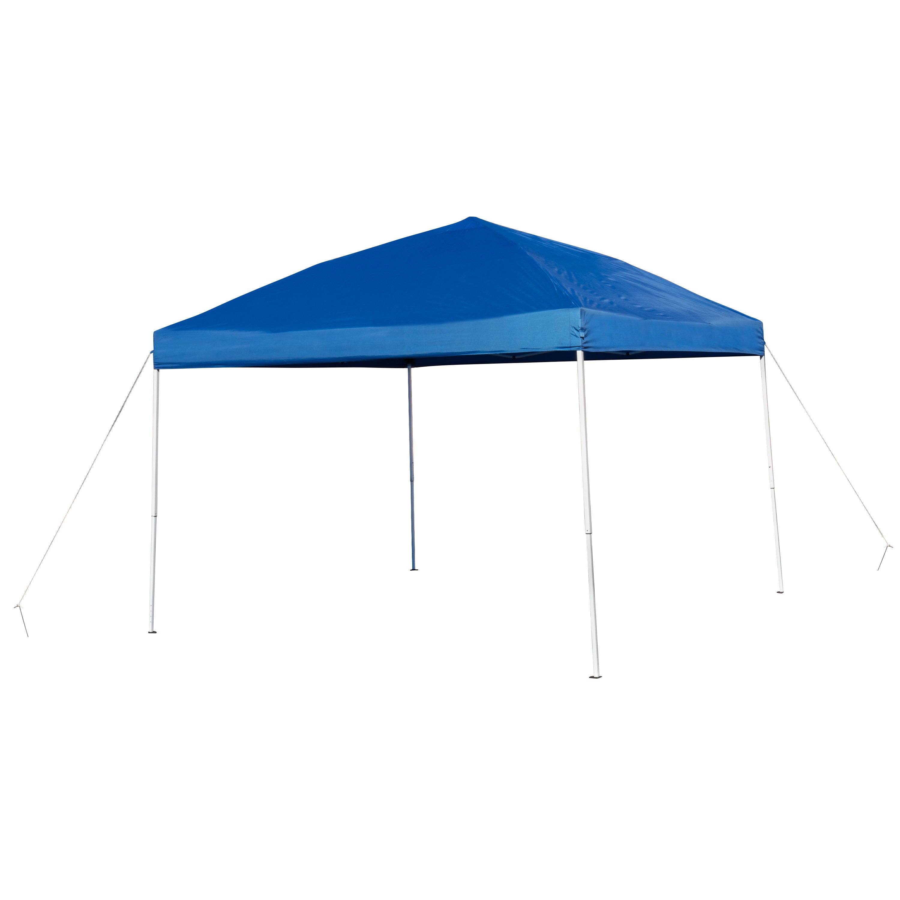 Flash Furniture 10 x10 Black Outdoor Pop Up Event Slanted Leg Canopy Tent with Carry Bag