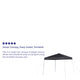 Black |#| 10'x10' Black Weather Resistant Easy Up Event Straight Leg Instant Canopy Tent