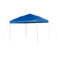 Blue |#| 10' x 10' Blue Pop Up Canopy Tent and 6 Ft. Bi-Fold Table with Carrying Handle