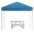10'x10' Pop Up Event Canopy Tent with Carry Bag and Folding Bench Set - Portable Tailgate, Camping, Event Set