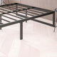 Full |#| 14 Inch full Metal Platform Bed Frame/Steel Slat Support/No Box Spring Needed