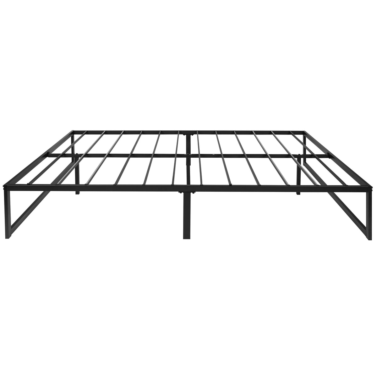 Queen |#| 14 Inch queen Metal Platform Bed Frame/Steel Slat Support/No Box Spring Needed