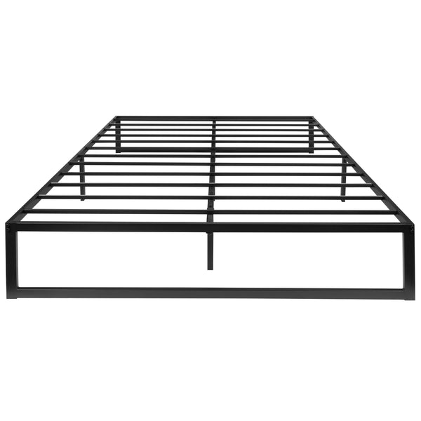 Queen |#| 14 Inch queen Metal Platform Bed Frame/Steel Slat Support/No Box Spring Needed