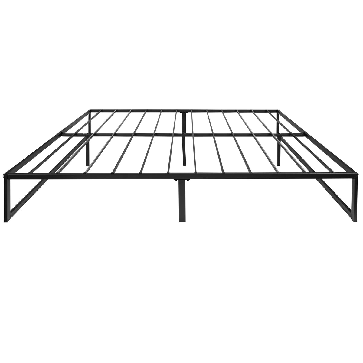 King |#| 14 Inch king Metal Platform Bed Frame/Steel Slat Support/No Box Spring Needed