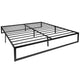 King |#| 14inch King Platform Bed Frame & 10inch Mattress in a Box - No Box Spring Required