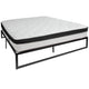 King |#| 14inch King Platform Bed Frame & 10inch Mattress in a Box - No Box Spring Required