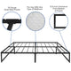 Queen |#| 14inch Queen Platform Bed Frame & 10inch Mattress in a Box - No Box Spring Required