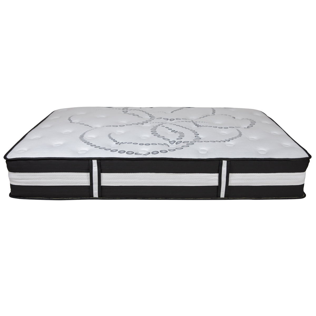 Full |#| 14inch Full Platform Bed Frame; 12inch Pocket Spring Mattress & 2inch Memory Foam Topper