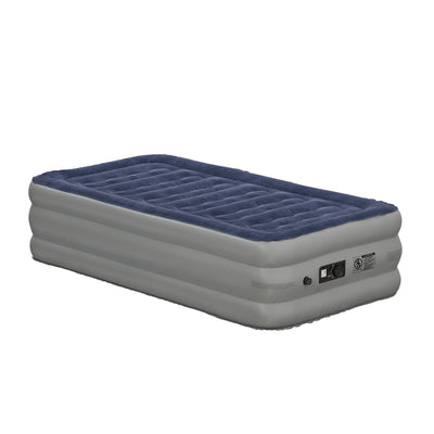 18 inch Air Mattress with ETL Certified Internal Electric Pump and Carrying Case
