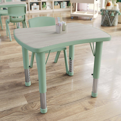22x27 Rectangular Plastic Activity Table - View 2