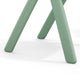 Light Gray Woodgrain/Sage |#| 2 PC Plastic Activity Table and 2 Chairs Set, 10.5"Seat Height-Sage