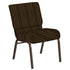 21''W Church Chair in Canyon Fabric - Gold Vein Frame