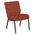 21''W Church Chair in Eclipse Fabric - Gold Vein Frame