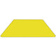 Yellow |#| 22.5inchW x 45inchL Trapezoid Yellow HP Laminate Adjustable Leg Activity Table