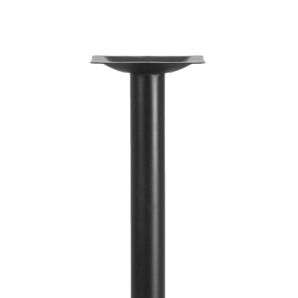 22inch x 22inch Restaurant Table X-Base with 3inch Dia. Table Height Column