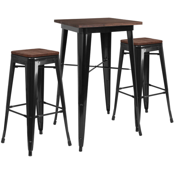 23.5SQ Metal Bar Set CH 31330B 2 30SQWD BizChair