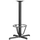 23.5inch x 29.5inch Restaurant Table X-Base with 3inch Dia. Bar Height Column & Foot Ring