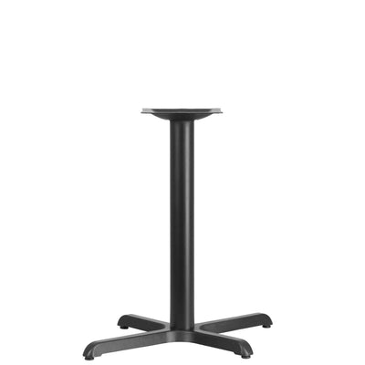23.75'' x 30'' Restaurant Table X-Base with 3'' Dia. Table Height Column - View 1