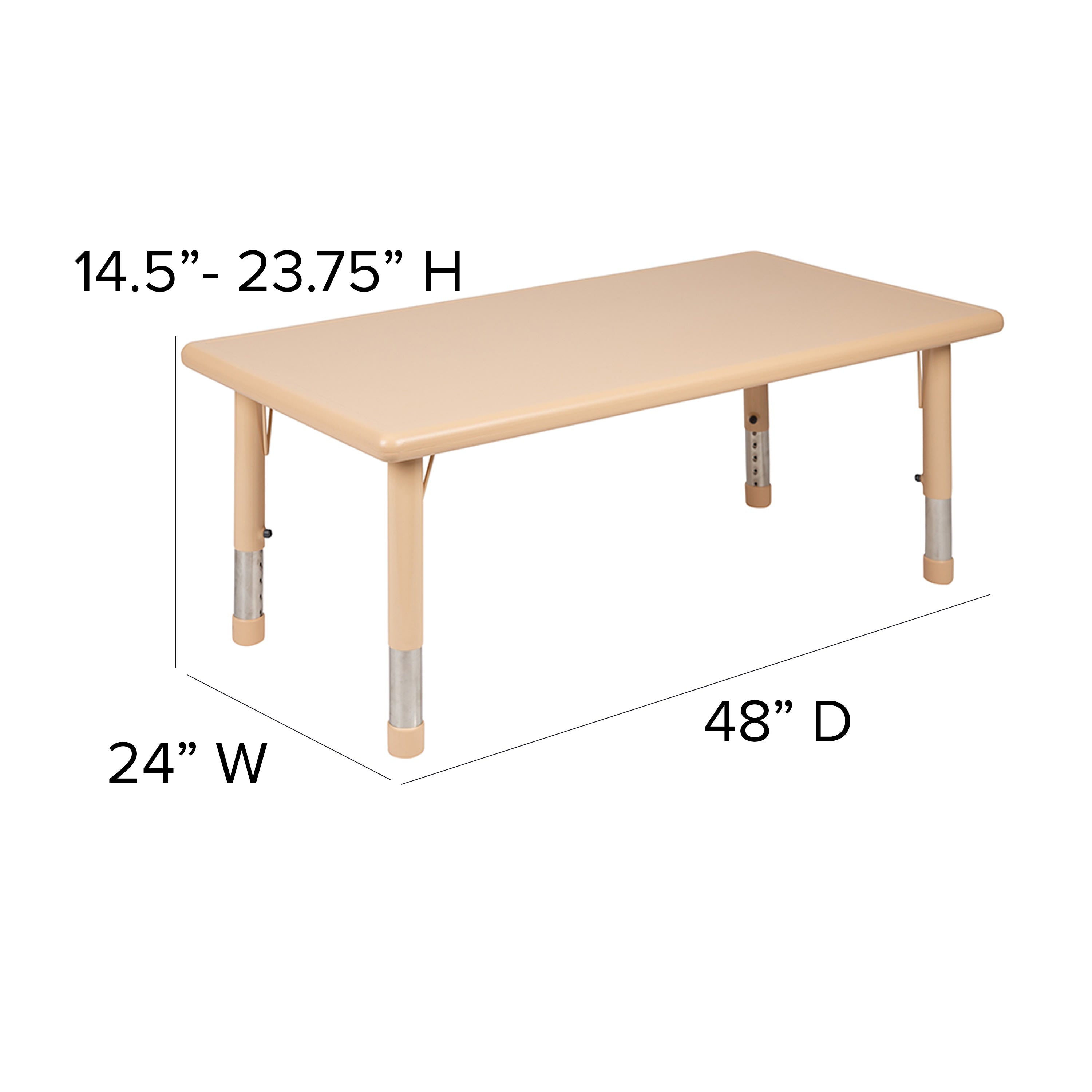 Adjustable cheap play table