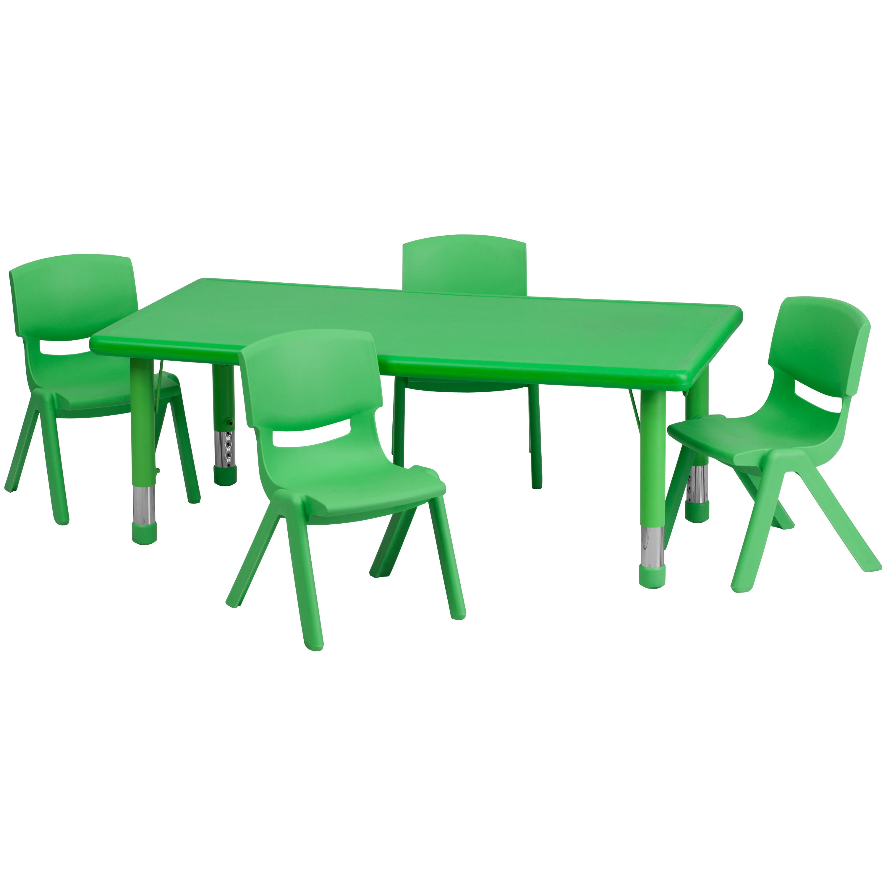 Plastic table and 4 chairs outlet