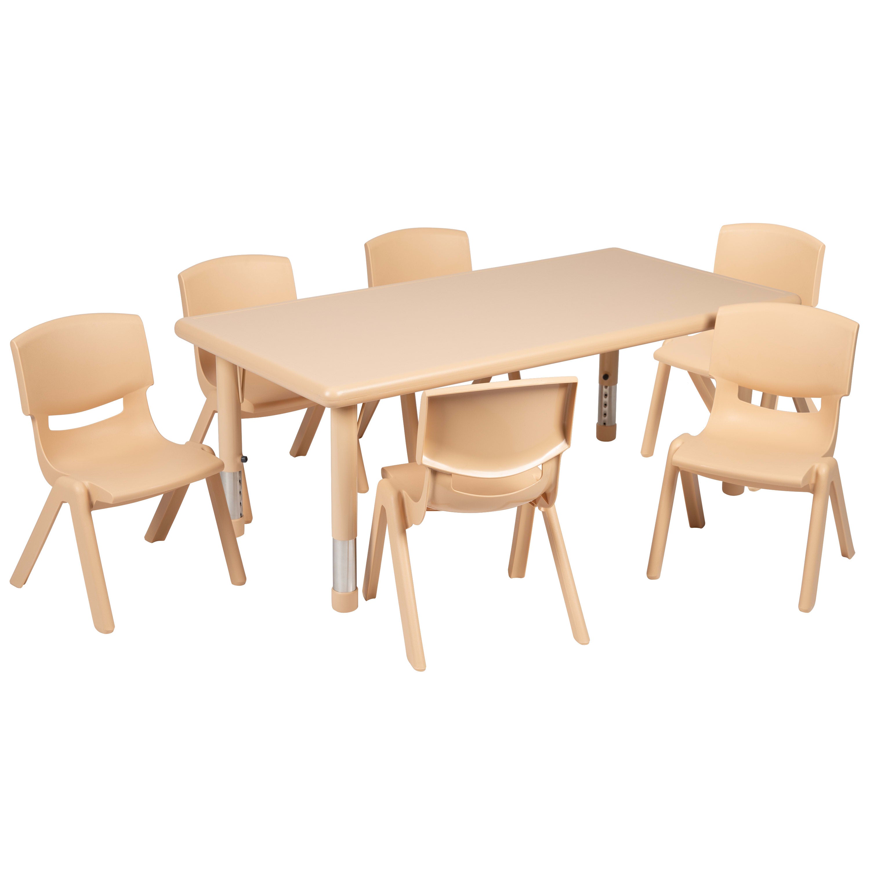Kids table and 6 chairs deals
