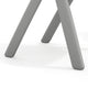 Soft Gray |#| 7 PC Plastic Activity Table and 6 Chairs Set, 10.5"Seat Height-Soft Gray