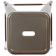 Gun Metal |#| 4 Pack 24inch High Metal Indoor Counter Bar Stool - Stackable Stool, Gun Metal Gray