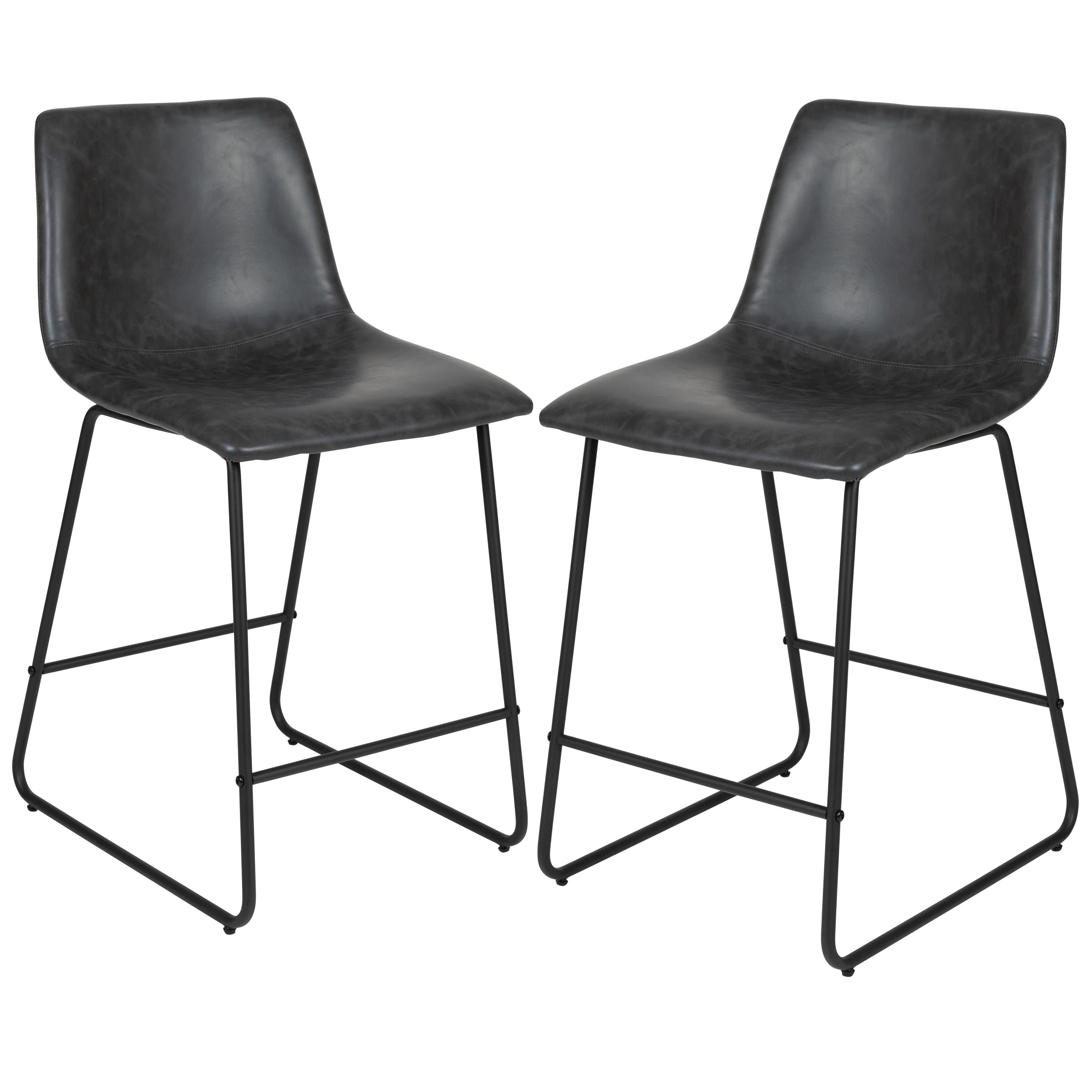 24 inch faux new arrivals leather bar stools