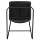 Gray |#| Set of 2 Kitchen Counter Height Stool - 24 Inch Dark Gray LeatherSoft Barstool