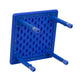 Blue |#| 24inch Square Blue Plastic Height Adjustable Activity Table