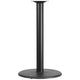 24inch Round Restaurant Table Base with 4inch Dia. Bar Height Column