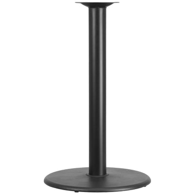 24'' Round Restaurant Table Base with 4'' Dia. Bar Height Column