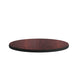 Mahogany |#| 24inch Round Table Top with Black or Mahogany Reversible Laminate Top