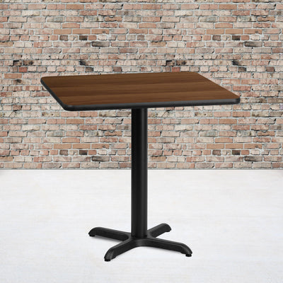 24'' Square Laminate Table Top with 22'' x 22'' Table Height Base