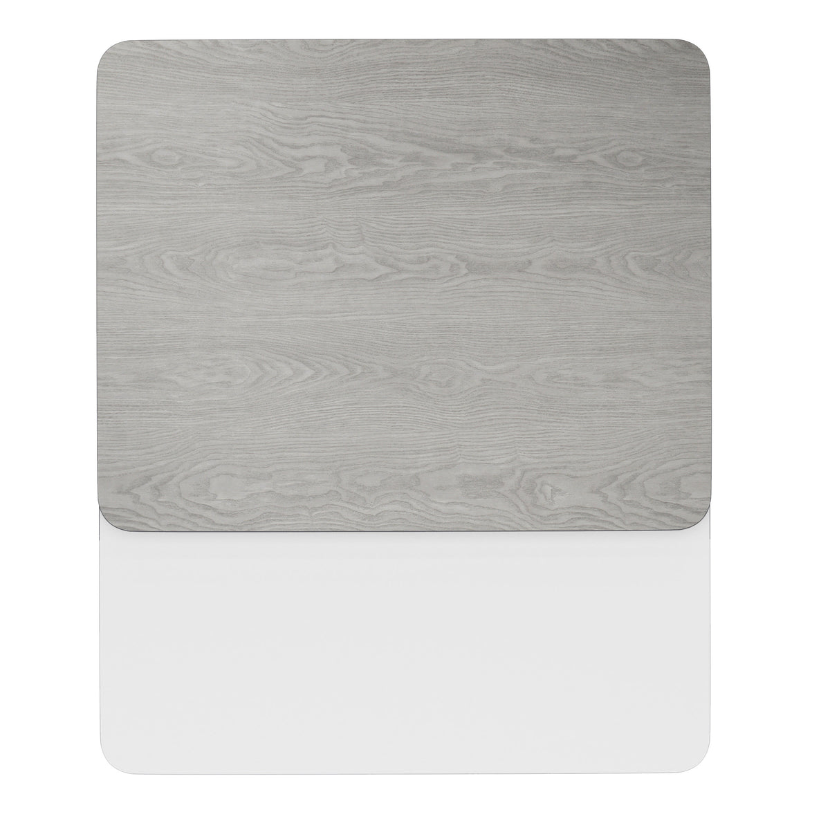 White/Gray |#| 24" x 30" Rectangular Table Top with White or Gray Reversible Laminate Top