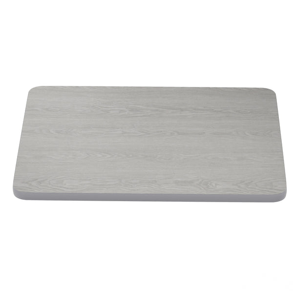 White/Gray |#| 24" x 30" Rectangular Table Top with White or Gray Reversible Laminate Top