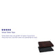 Black/Mahogany |#| 24inch x 42inch Rectangular Table Top with Black or Mahogany Reversible Laminate Top