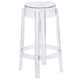 25.75inch High Transparent Counter Height Stool - Restaurant & Bar Furniture