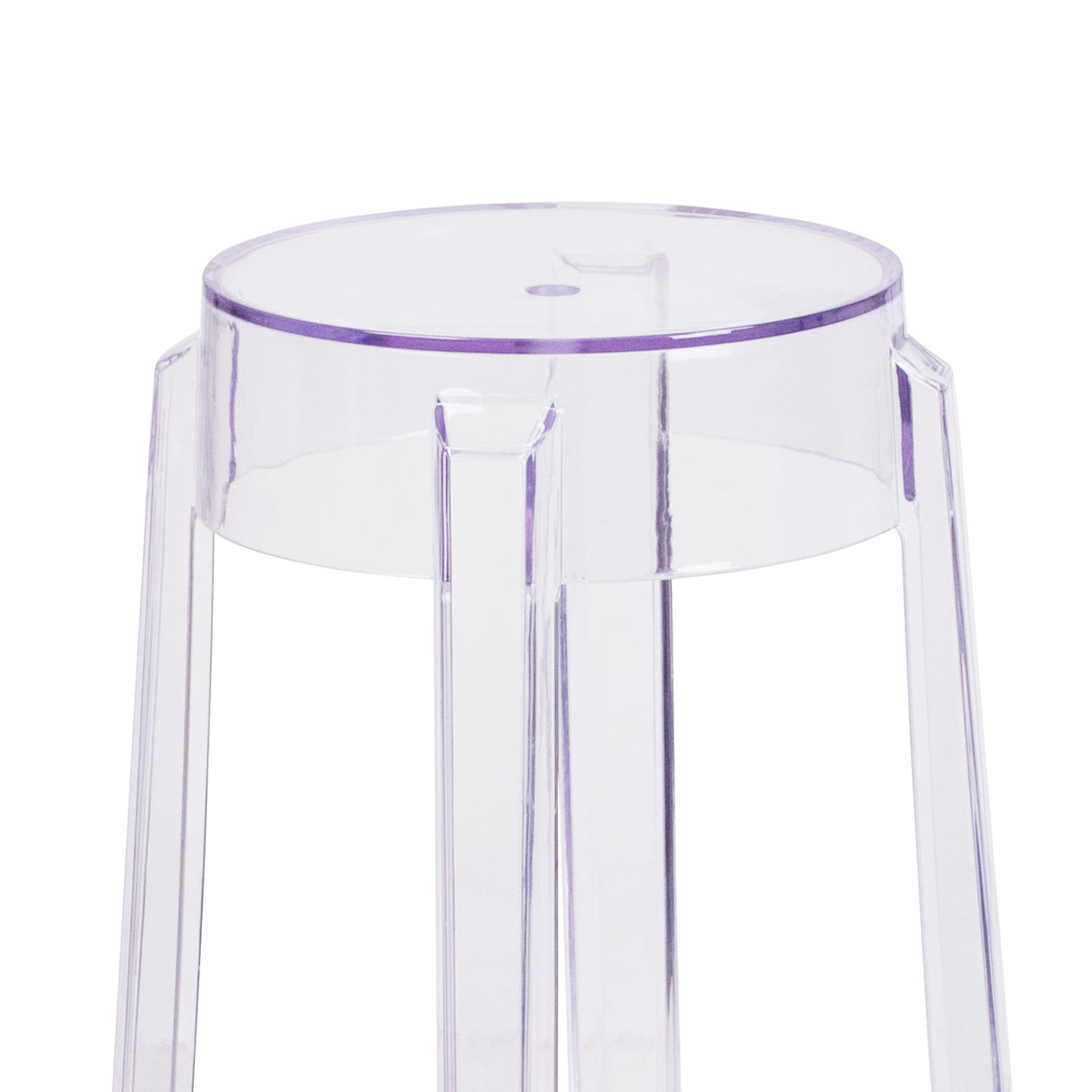 25.75inch High Transparent Counter Height Stool - Restaurant & Bar Furniture