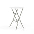 2.6-Foot Round Plastic Bar Height Folding Table